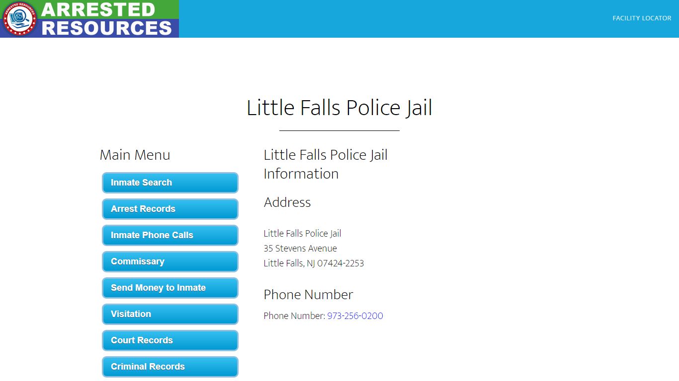 Little Falls Police Jail - Inmate Search - Little Falls, NJ